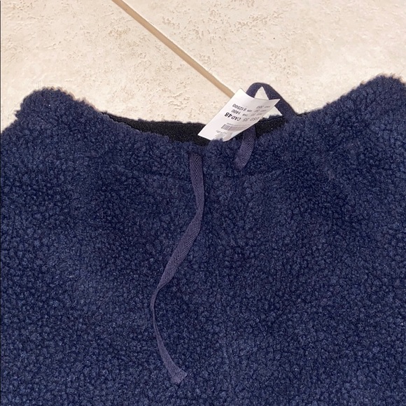 RARE Sherpa Brandy Melville Teddy Sweatpants - Picture 4 of 6